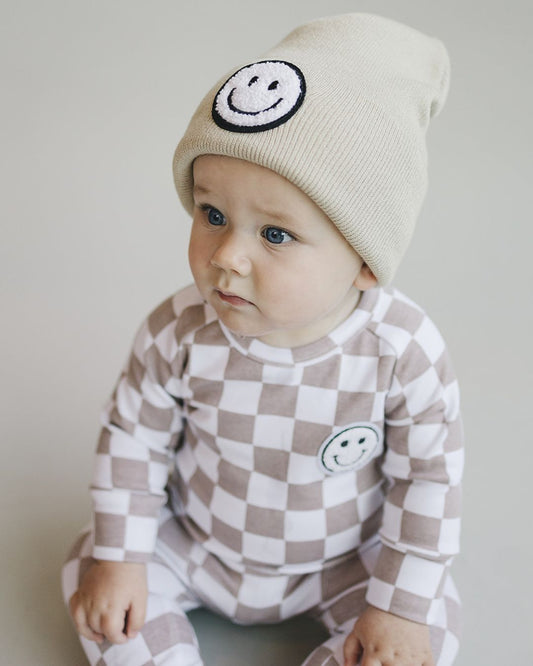 Smiley Beanie | Beige