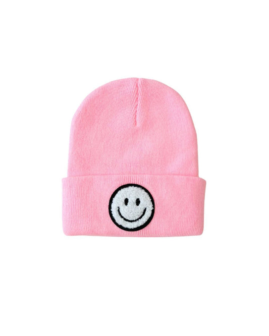 Smiley Beanie | Pink