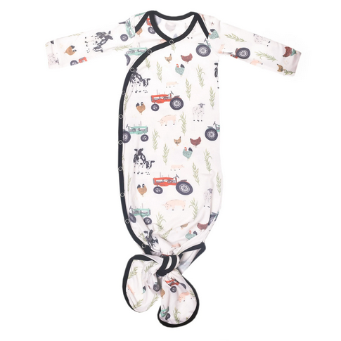 Jo Newborn Knotted Gown