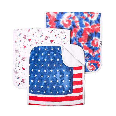 Patriot Burp Cloth Set (3-pack)