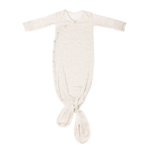 Oat Newborn Knotted Gown