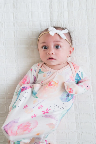 Bloom Newborn Knotted Gown