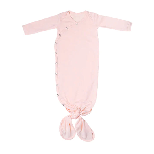 Blush Newborn Knotted Gown