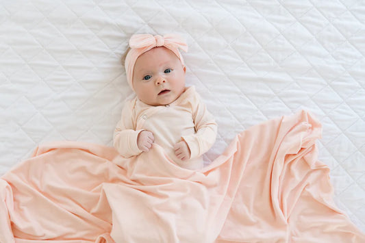 Blush Newborn Knotted Gown