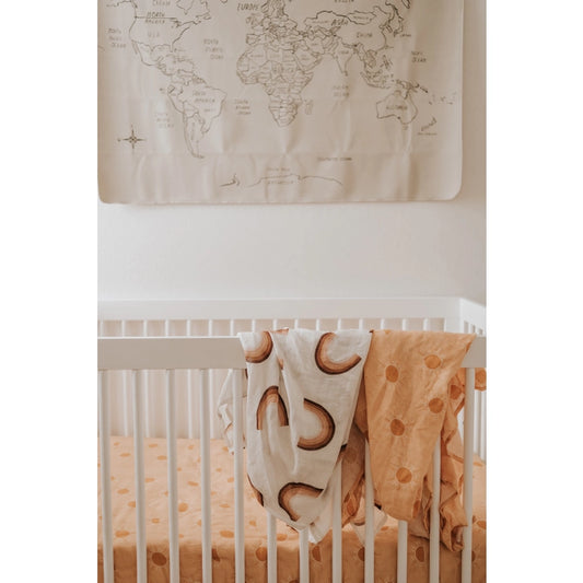 Golden Hour Muslin Swaddle