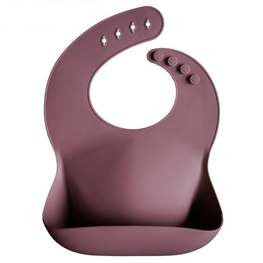 Silicone Baby Bib | Dusty Rose