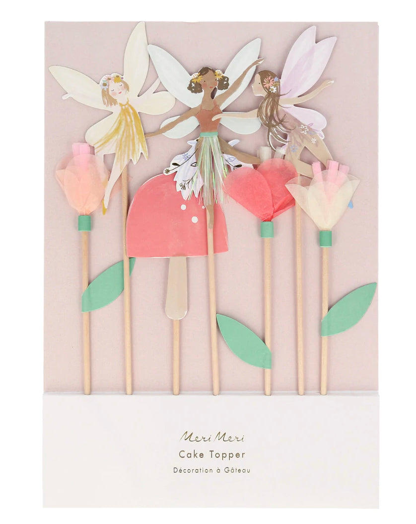 Fairy Cake Toppers (x 7)