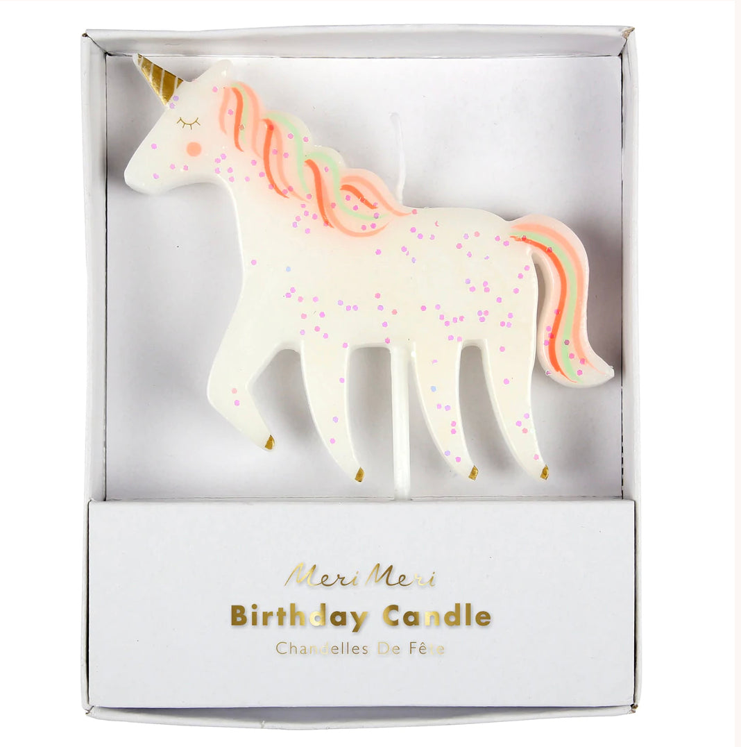 Unicorn Glitter Candle