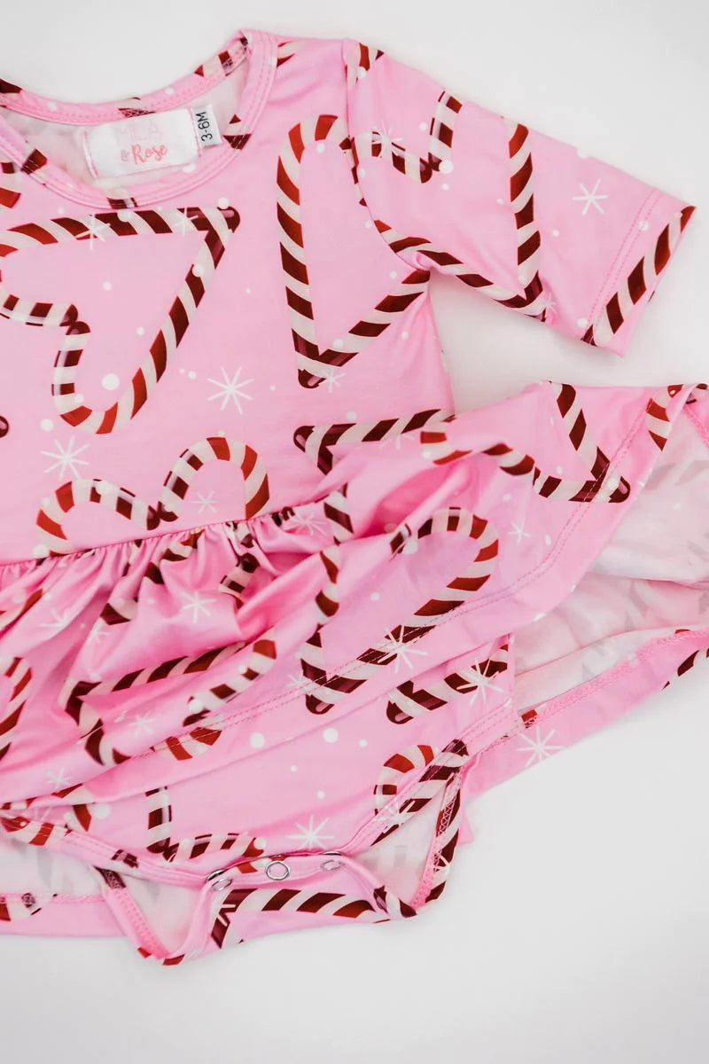 Candy Cane Twirl Bodysuit