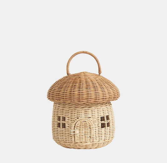 Olli & Ella Mushroom Basket- Natural