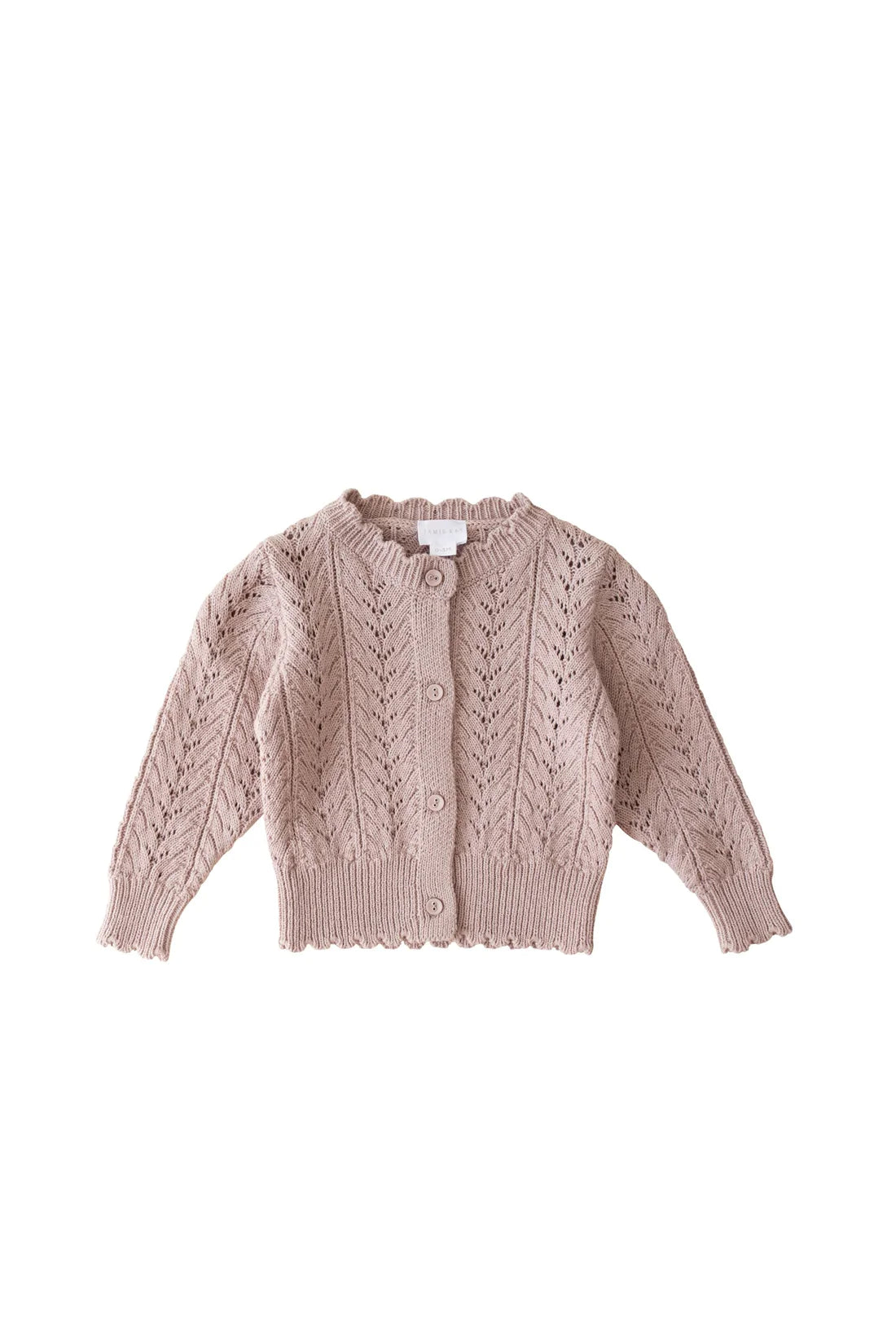 Hannah Knitted Cardigan - Rosebud