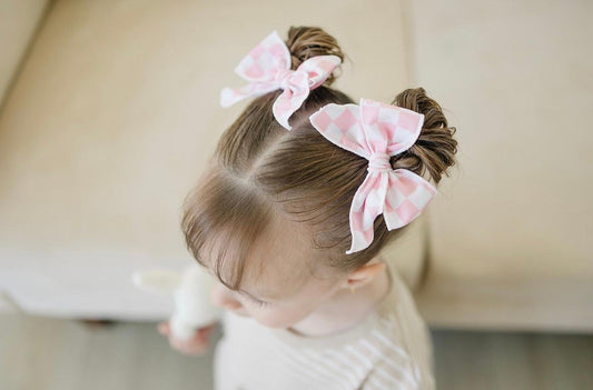 Piggy Knots | Pink Check