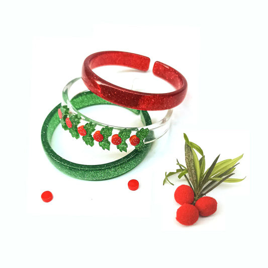 Mistletoe Bangles