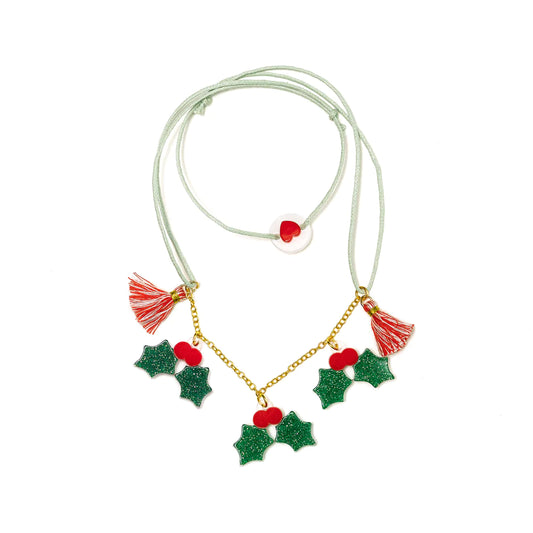 Triple Mistletoe Necklace