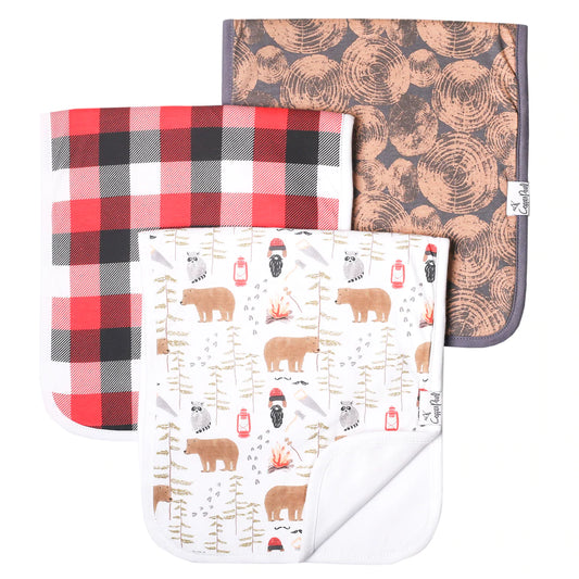 Lumberjack Burp Cloth Set (3 pack)