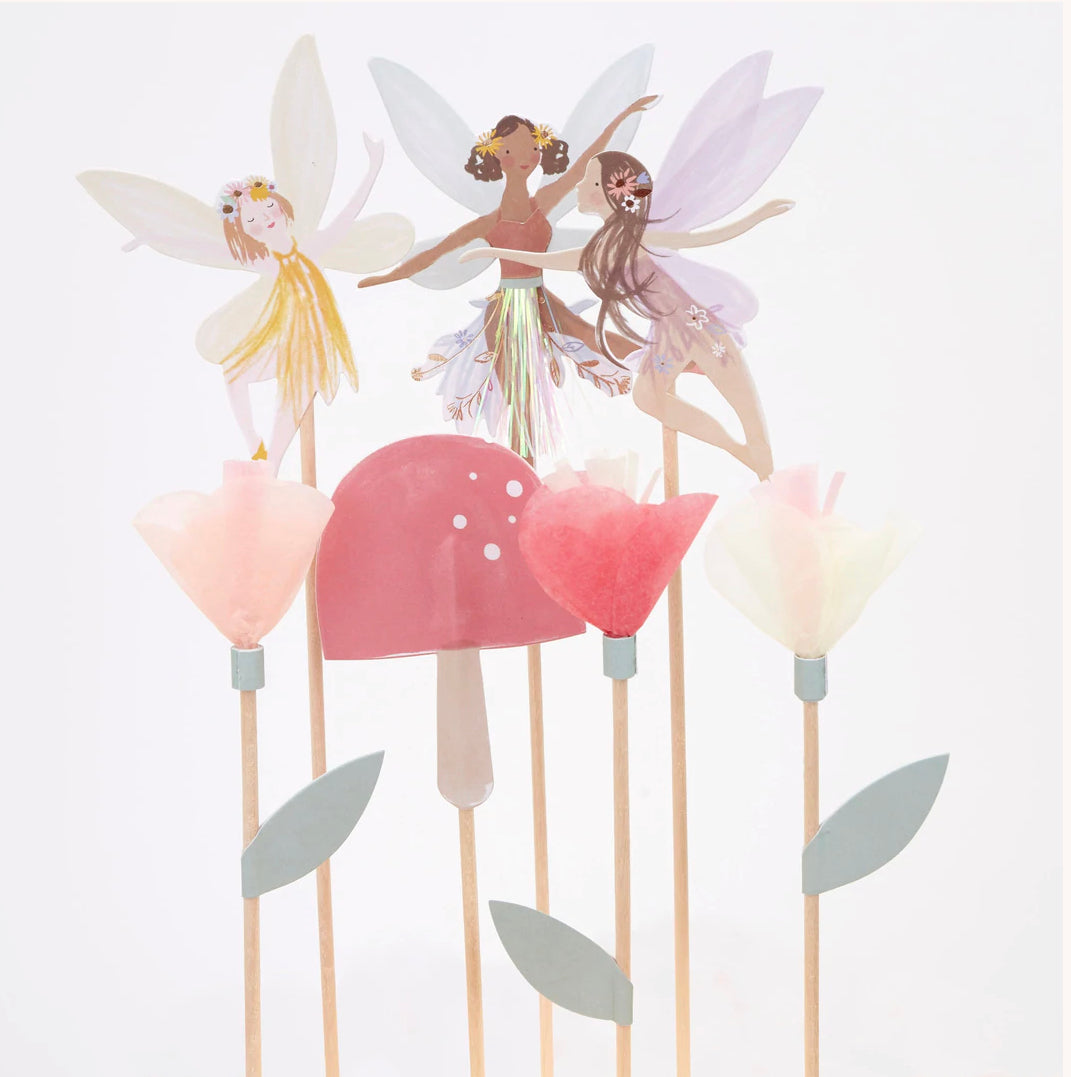 Fairy Cake Toppers (x 7)