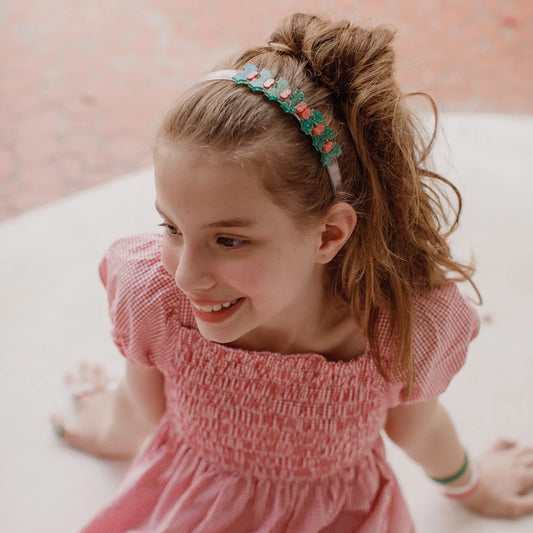 Mistletoe Glitter Centipede Headband