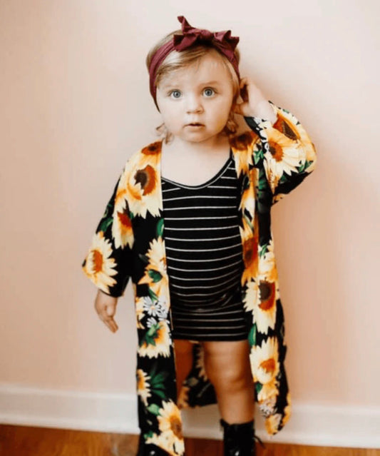 Sunflower Duster Kimono