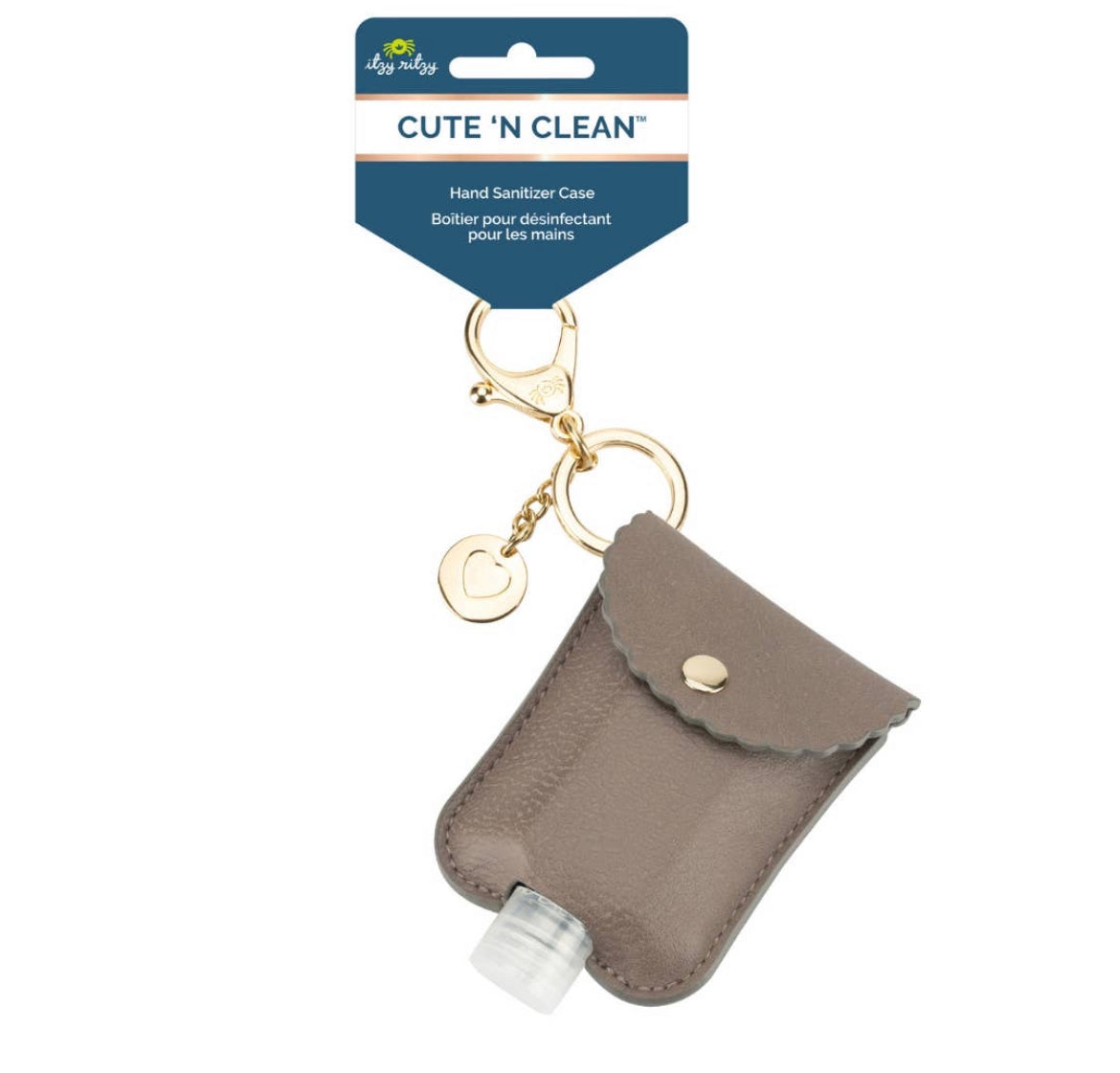 Vanilla Latte Cute 'n Clean™ Hand Sanitizer Charm Keychain