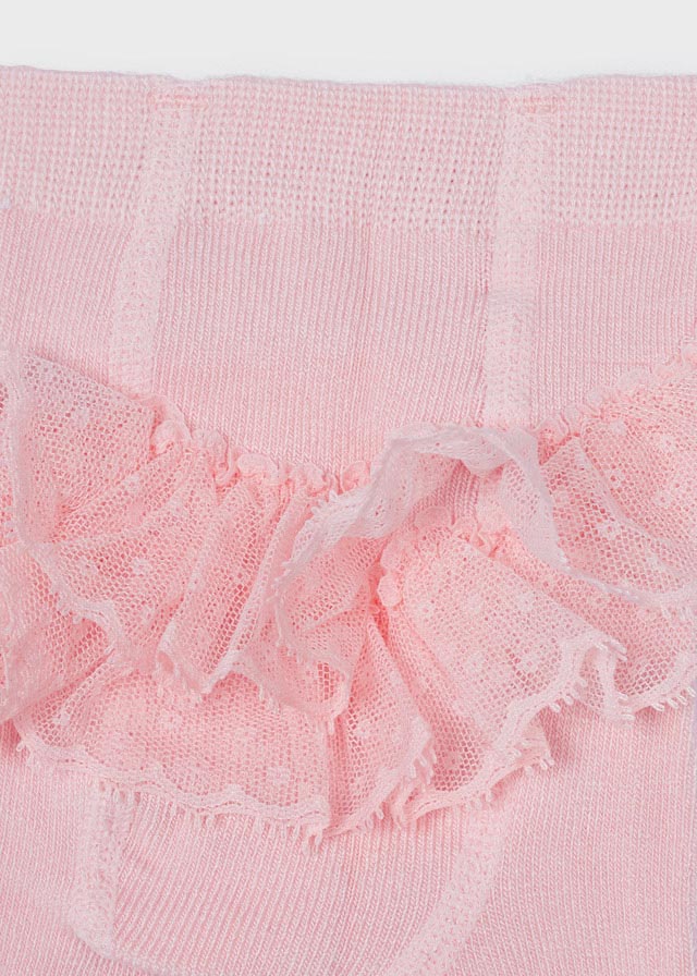 Ruffle Tights | Pink