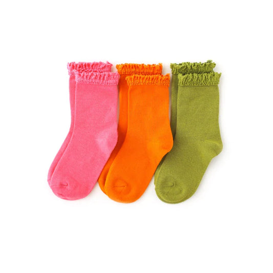 Citrus Lace Midi Sock 3-pack