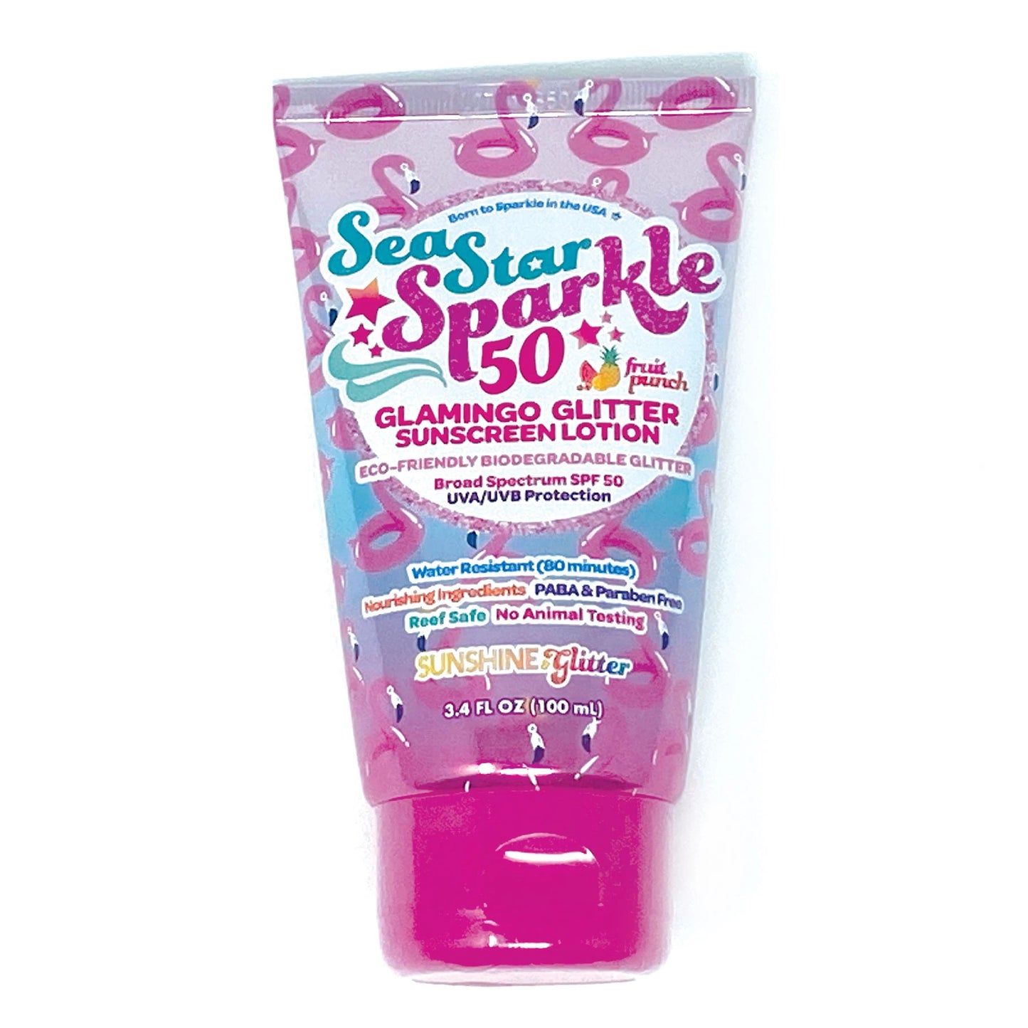 Fruit Punch | SeaStar Sparkle Glamingo Glitter Sunscreen Lotion