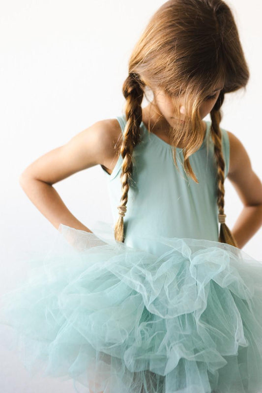 Sage Tank Tutu Leotard